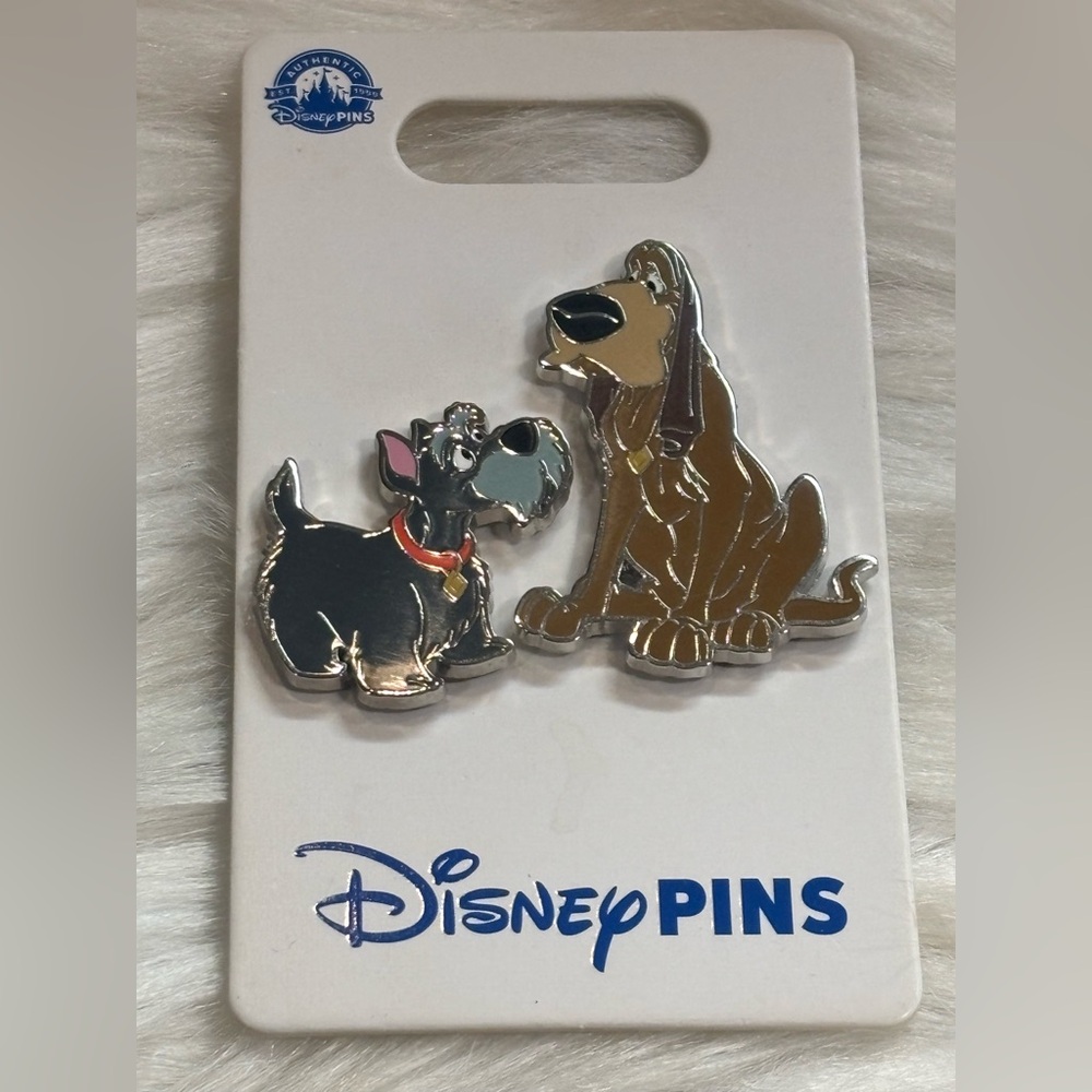 2024 Disney Parks Lady & The Tramp Jock & Trusty OE 2 Pin Set